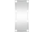Vidaxl Specchio Da Parete Con Luci Led 50X100 Cm Vetro Rettangolare