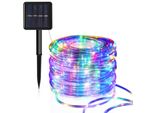 Yakimz Luce Solare A Corda Led Corda Luminosa Per Esterni Rete Luminosa Rgb 10M