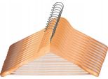 Appendiabiti In Legno Kadax, Per Vestiti, Camicie, Abiti, Pantaloni, Gonne, Gancio In Metallo Girevole A 360°