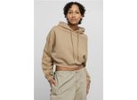 DáMská Mikina Urban Classics Ladies Cropped Heavy Hoody Warmsand - 5XL