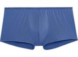 Hom Uomo - Pantaloni In Microfibra Ultraleggera, Mutande, Biancheria Intima, Elasticizzati, Monocolore Blu Medio Xl