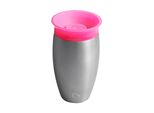 Munchkin Tazza Miracle 360° In Acciaio Inossidabile Rosa