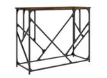 Tavolo Consolle In Rovere Fumé 100X40X80 Cm Materiale A Base Di Legno