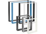 Holzbrink Gamba Per Tavolo In Metallo Grigio | Gamba Per Tavolo/Struttura Per Tavolo,Tavolino, Tavolo Da Pranzo, Scrivania, Panca | 1 Pezzo Gamba 60 X 72 Cm