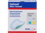 Cutimed Siltec Sorbact Bpoliuretanoverb.10X10Cm, 12 St Kom