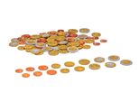 Wissner® Apprendimento Attivo Giocattolo Monete Di Denaro Set Medio (80 Monete)