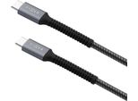Fixed | Armor Cable USB-C/USB-C, 1,2 M, 240W | FIXDA-CC12-GR