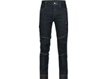Jeans Da Lavoro Elasticizzati Osaka, COPES93 10,25 Oz/Y² (350 G) Jean Blu/Nero, Taglia 44, Dassy 201011