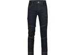 Jeans Da Lavoro Elasticizzati Osaka, COPES93 10,25 Oz/Y² (350 G) Jean Blu/Nero, Taglia 54, Dassy 201011