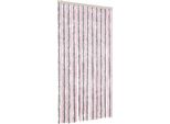 Vidaxl Tenda Fly Grigio Argento E Rosa 100X230 Cm In Ciniglia