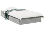 Vidaxl Struttura Letto Con Cassetti Grigio Cemento 100X200 Cm Materiale A Base Di Legno