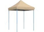 Vidaxl Tenda Per Feste Pieghevole Pop-Up Beige 200X200X306 Cm