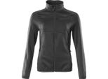 Pullover In Pile Con Zip Nero, Taglia L Mascot 18153-316-09