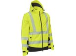 Giacca Softshell Ad Alta Visibilità Visible Xtreme Taglia M Avviso Giallo/Nero