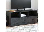 Mobile Tv Antracite 99X39X44 Cm In Acciaio