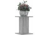 Vidaxl Supporto Per Piante 2 Pz. Grigio Sonoma 30X30X40 Cm Materiale A Base Di Legno
