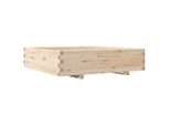 Vidaxl Fioriera 100X100X26,5 Cm In Legno Di Pino Massiccio