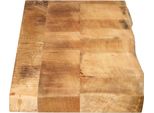 Vidaxl Piano Da Tavolo 160X20X3,8 Cm Bordo Albero Legno Massiccio Legno Di Mango Grezzo