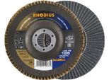 Rhodius 211332 Flap Disc Diameter 125 Mm Bore Diameter 22.23 Mm Stainless Steel, Steel 1 Pc(S)