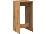 Vidaxl Tavolo Da Bar In Rovere Artigianale 51X50X103,5 Cm Materiale A Base Di Legno