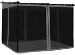 Vidaxl Padiglione Con Pareti A Rete Antracite 3X3 M In Acciaio