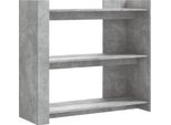 Vidaxl Tavolo Consolle Grigio Cemento 100X35X90 Cm Materiale A Base Di Legno