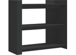 Vidaxl Tavolo Consolle Nero 100X35X90 Cm Materiale A Base Di Legno