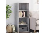 Vidaxl Credenza Grey Sonoma 50X41X124 Cm Materiale A Base Di Legno