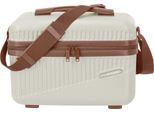 Travelite Borsa Trucco Bali Beautycase White / Cognac Bianco