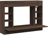 Vidaxl Scrivania A Muro Effetto Rovere Marrone 105X48X75 Cm Materiale A Base Di Legno