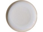 Ritzenhoff & Breker Laredo Teller, Speiseteller, Essteller, Steinzeug, Creme, Ø 27.5 Cm, 423372