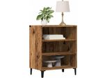 Vidaxl Credenza Effetto Legno Vecchio 57X35X70 Cm Materiale A Base Di Legno