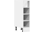 Vidaxl Armadio Base Riga Bianco 20X44,5X81,5 Cm Materiale A Base Di Legno