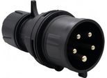 Spina Di Rete 32A/5P 380V-415V /Fe/ IP44 Nero F7.0160