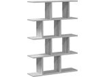 Vidaxl Scaffale Cubo 12 Scomparti Grigio Sonoma A Base Di Legno