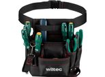 Borsa Porta Attrezzi Wiltec 24 X 28 Cm Fino A 15 Kg, Borsa Porta Attrezzi A 7 Scomparti, Borsa Porta Attrezzi Con Cintura Regolabile, Robusta Borsa Da Lavoro