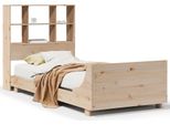 Vidaxl Letto In Legno Massiccio Senza Materasso 90X190 Cm Pino