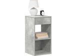Vidaxl Comodini Con Cassetto 2 Pz. Grigio Cemento 35X34X66,5 Cm