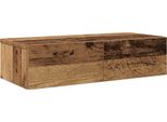 Vidaxl Mensola A Muro Con Cassetti, Effetto Legno Antico 60X26,5X15 Cm