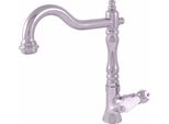 Morava Retro - Miscelatore Per Lavabo Senza Scarico, Cromo MK594/8, Rav SlezáK
