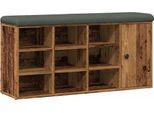Vidaxl Panca Per Scarpe In Legno Vecchio 102X32X50 Cm Materiale A Base Di Legno