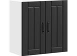 Vidaxl Pensile Da Cucina Lucca Nero In Legno