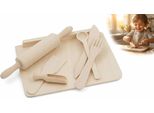 Kit Bambino Set Di Utensili Da Cucina In Legno Accessori Da Cucina