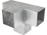 Giunto Angolare Per Pergola Con Prolunga Per Pali Da 12 X 12 Cm - Al Pezzo
