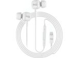 Jaym, Cuffie Lightning In-Ear Mfi Con Microfono E Controllo Integrato, Bianco