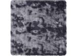 Vidaxl Tappeto Shaggy A Pelo Alto Navarra Grigio Scuro 240X240 Cm Poliestere