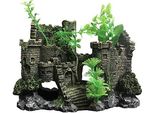 Slocme Acquario Decorazione Castello Medievale In Resina Paesaggio Ornamento Decorazioni Alloggio Betta Pesce Nascondiglio