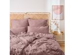 Biancheria Da Letto In Mussola Blumtal 200X200 Cm - Copripiumino 200X200 + 2X Federa 80X80 Violet