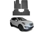 2015-2018 Hyundai Santa Fe FußMatten Gummi Schwarz 4 Tlg