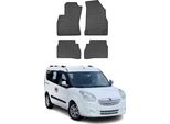 2012-2019 Opel Combo D Tappetini Tpe Nero 4 Pz